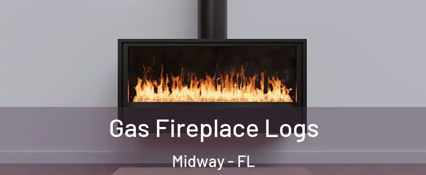  Gas Fireplace Logs Midway - FL
