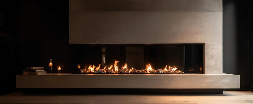 Gas Fireplace Ember Bed Design Services in Midway, Florida